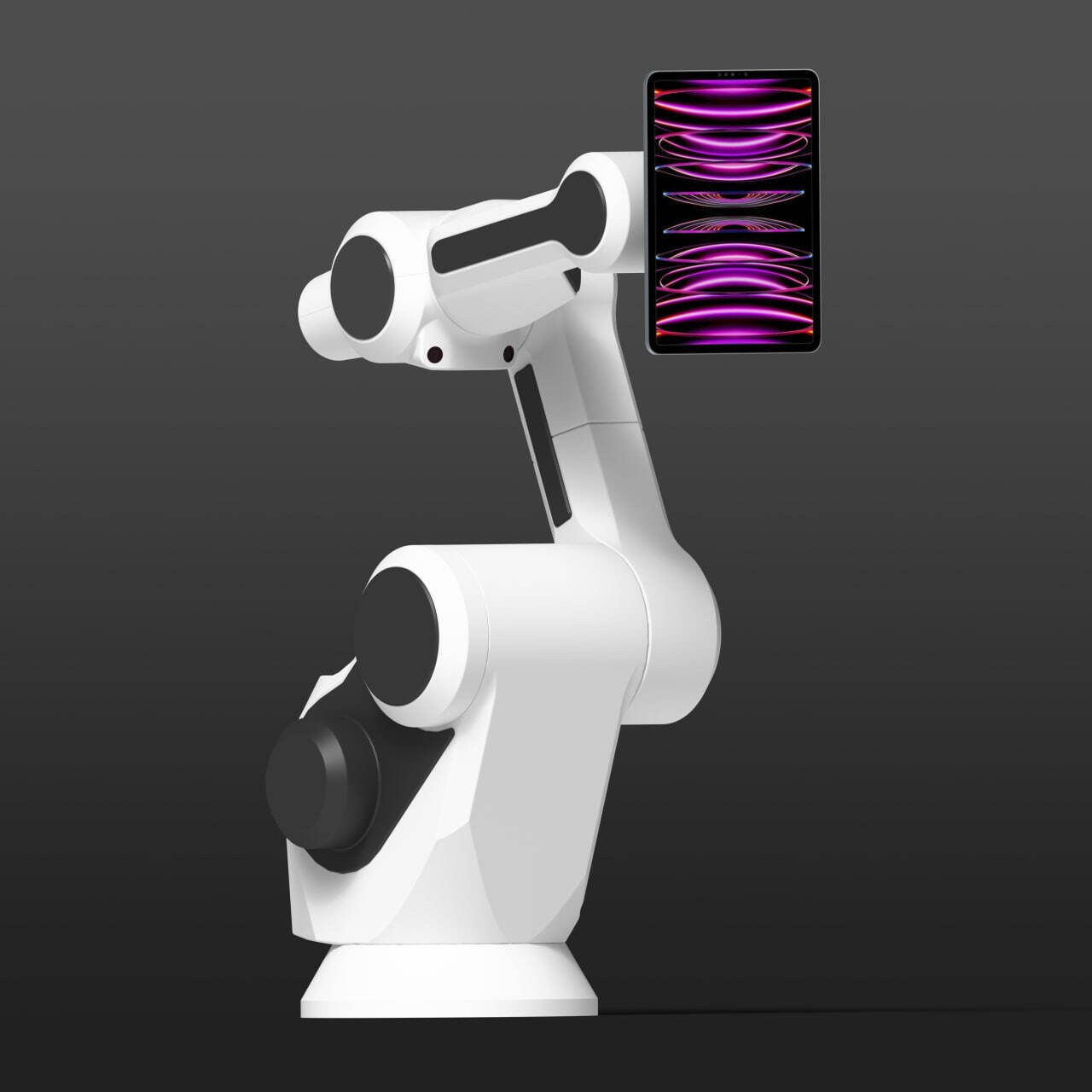 GlamBot robotic camera arm with its control display